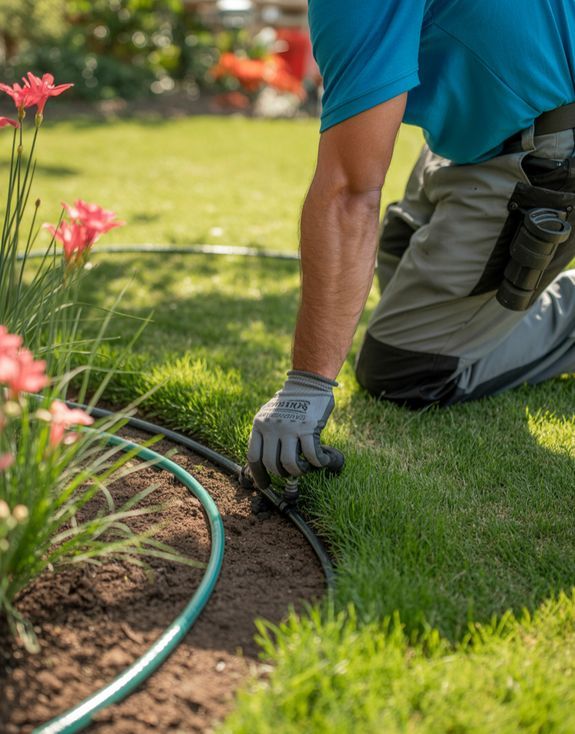 Sprinkler system installation